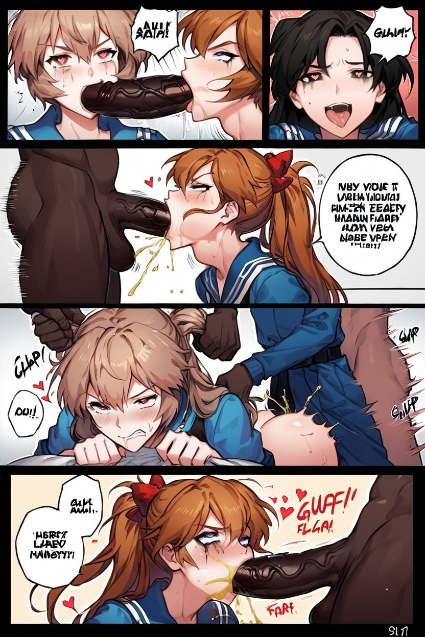 25+, Black Cocks Peeing On Asuka, Prone Bone Hentai AI Porn