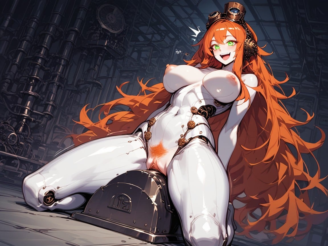 Green Eyes, Perfect Anatomy, Very Long Hair Hentai AI Porn