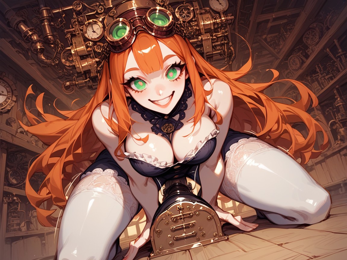 18+, White Skin, Emphasis Lines Hentai AI Porn