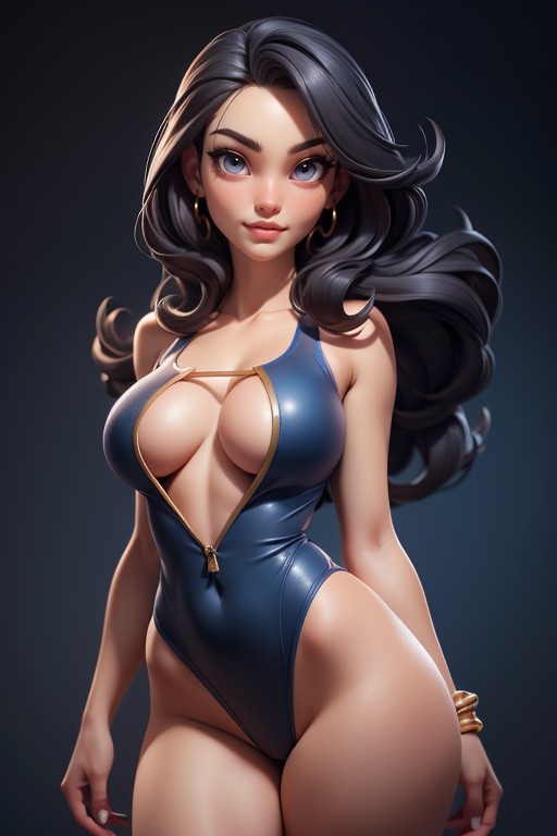 Ariel, Dark Tan Skin, Dark Skin Hentai AI Porn