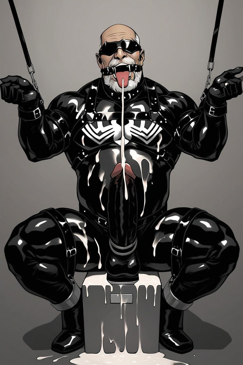Orgasm, Cumshot, Venom AI Gay Porn