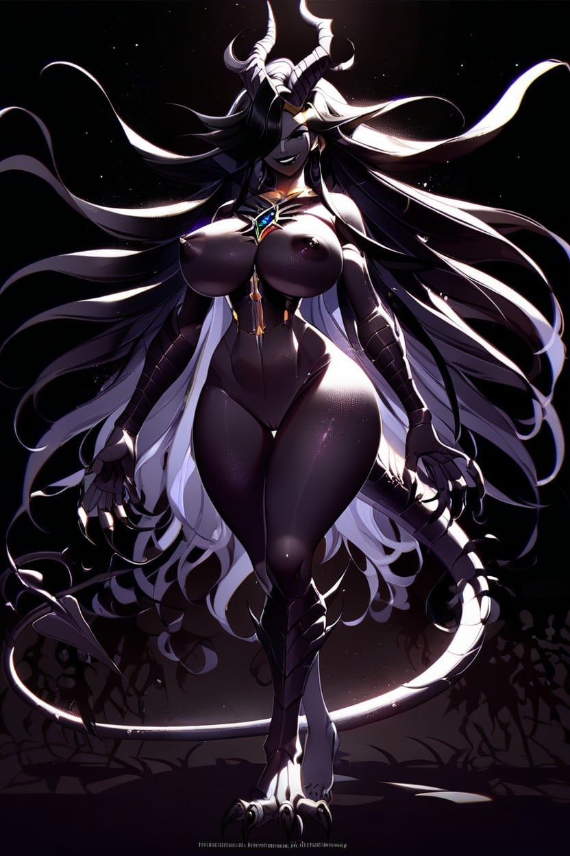 Black Hair, Wide Hips, Backlit AI Porn