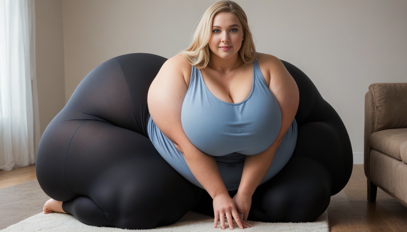 Mega Fat, Sfw, Massive Hips AI Porn
