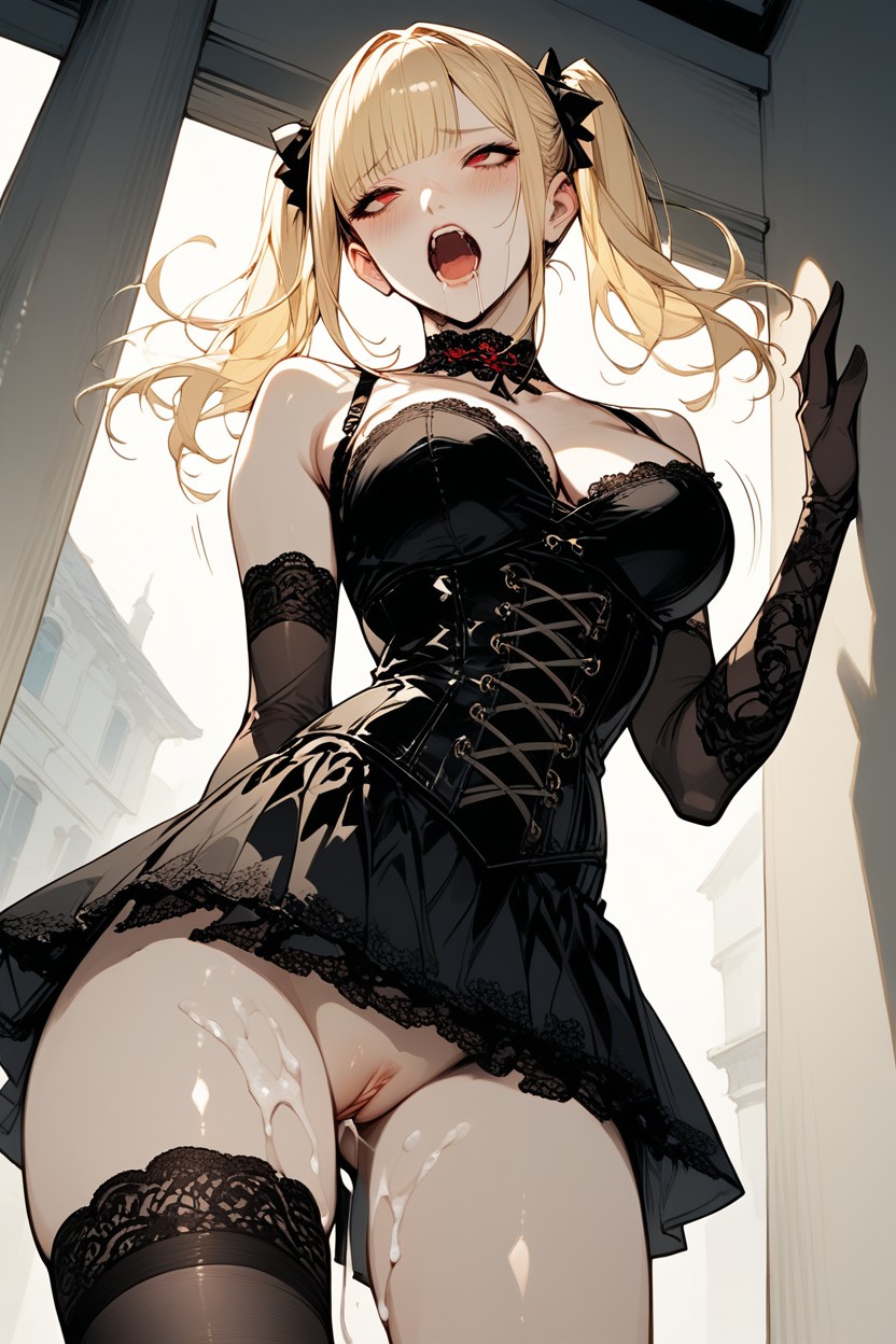 Black Skirt, Perfect Feet, Skirt Hentai AI Porn