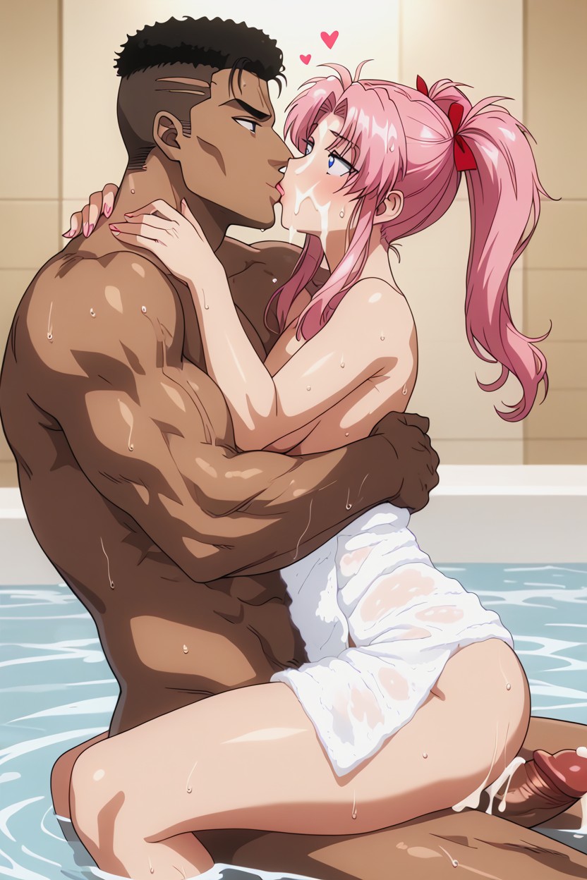 Face Focus, Horny, Wet Skin Hentai AI Porn