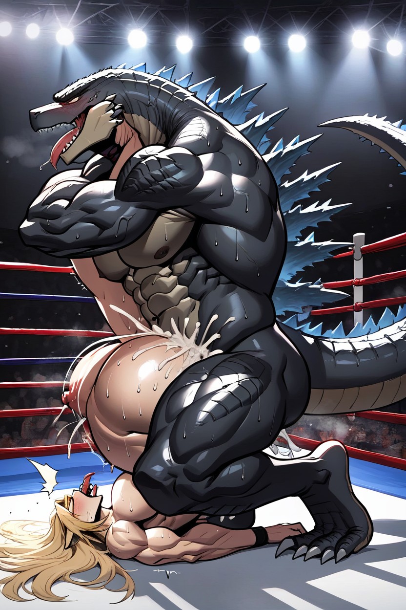 Rough Sex, Macro, Large Ass Furry AI Porn