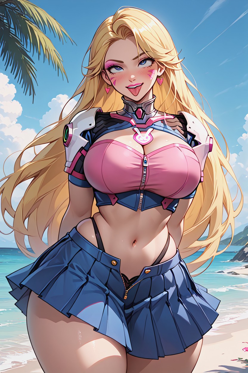 Massive Hips, Open Legs, Foreground AI Porn