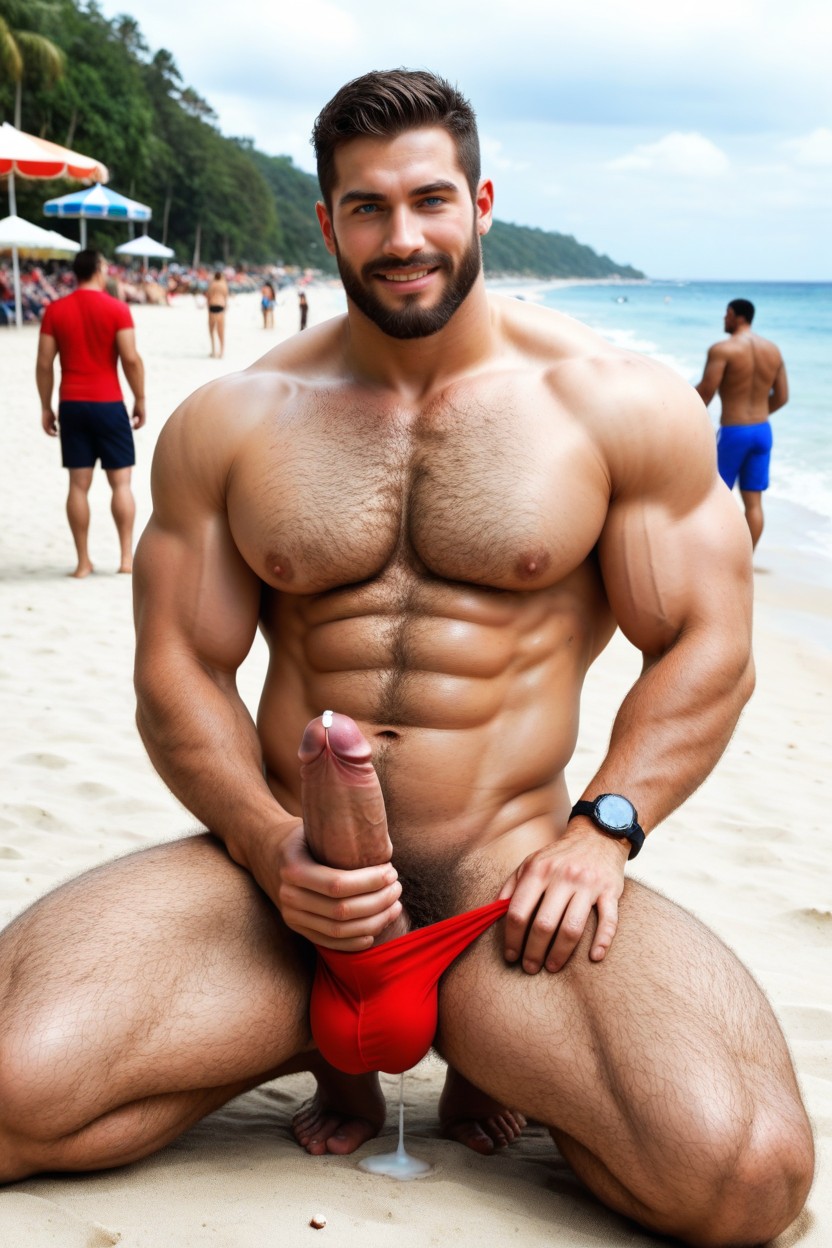 Hdr, Massive Pecs, Sunny AI Gay Porn