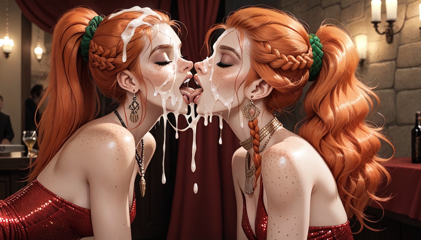 Sunny, Cum Flying Onto Her Face And Hair, Frieren Lean Body AI Porn