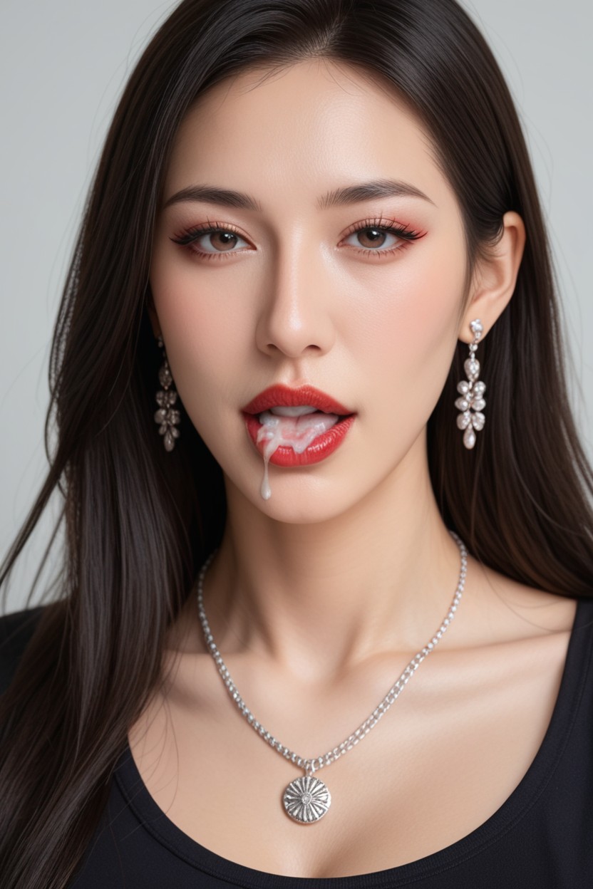 Black Straight Long Hair, Mature, 18+ AI國產黃片