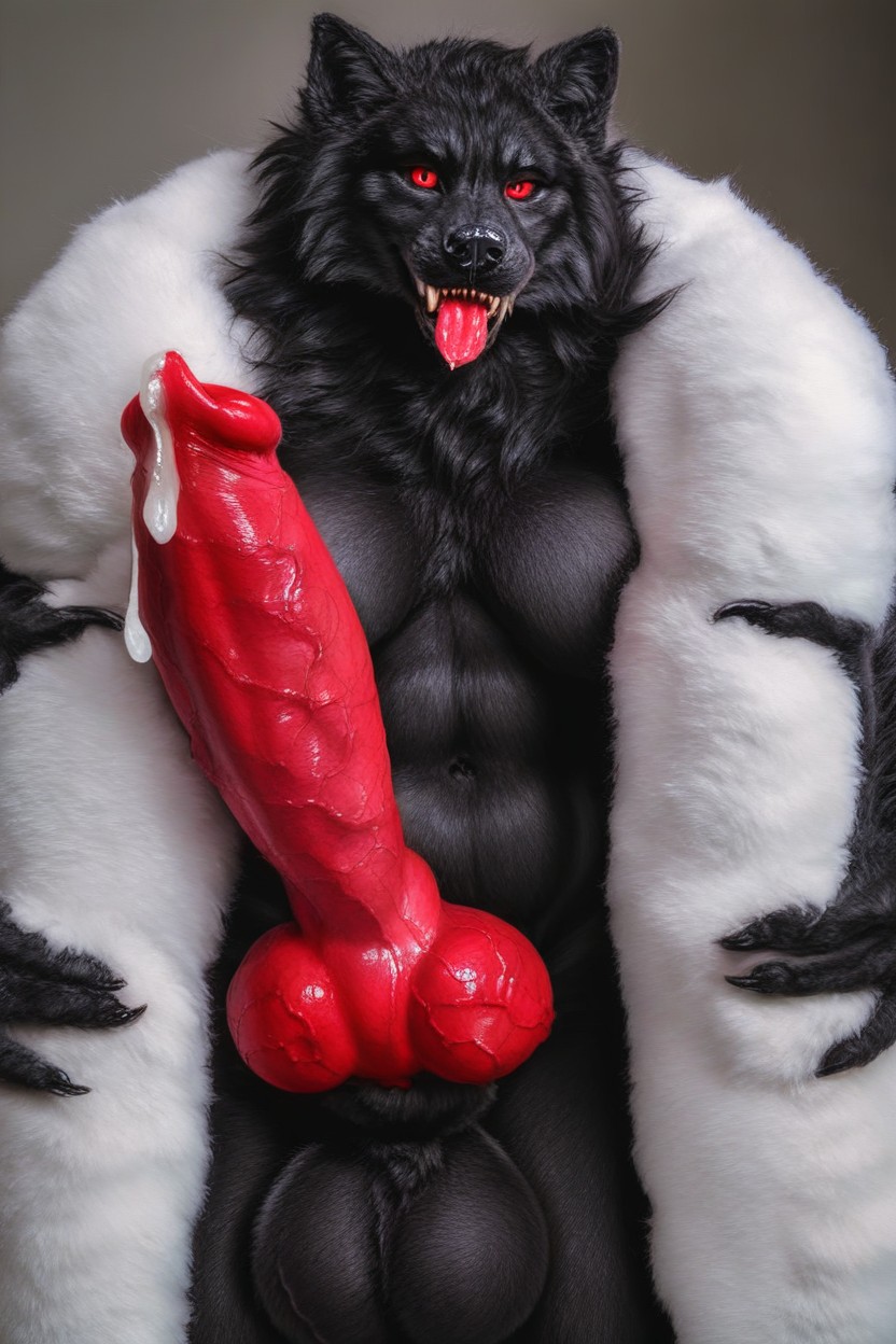 Hdr, Source Furry, Absurdly Oversized Veiny Futanari Cock Furry AI Porn