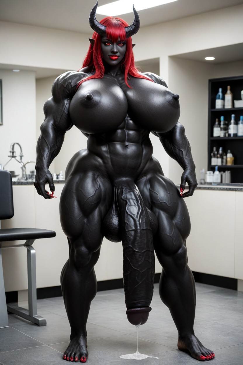 매우 큰, Laboratory, Giantess 쉬메일 AI 포르노