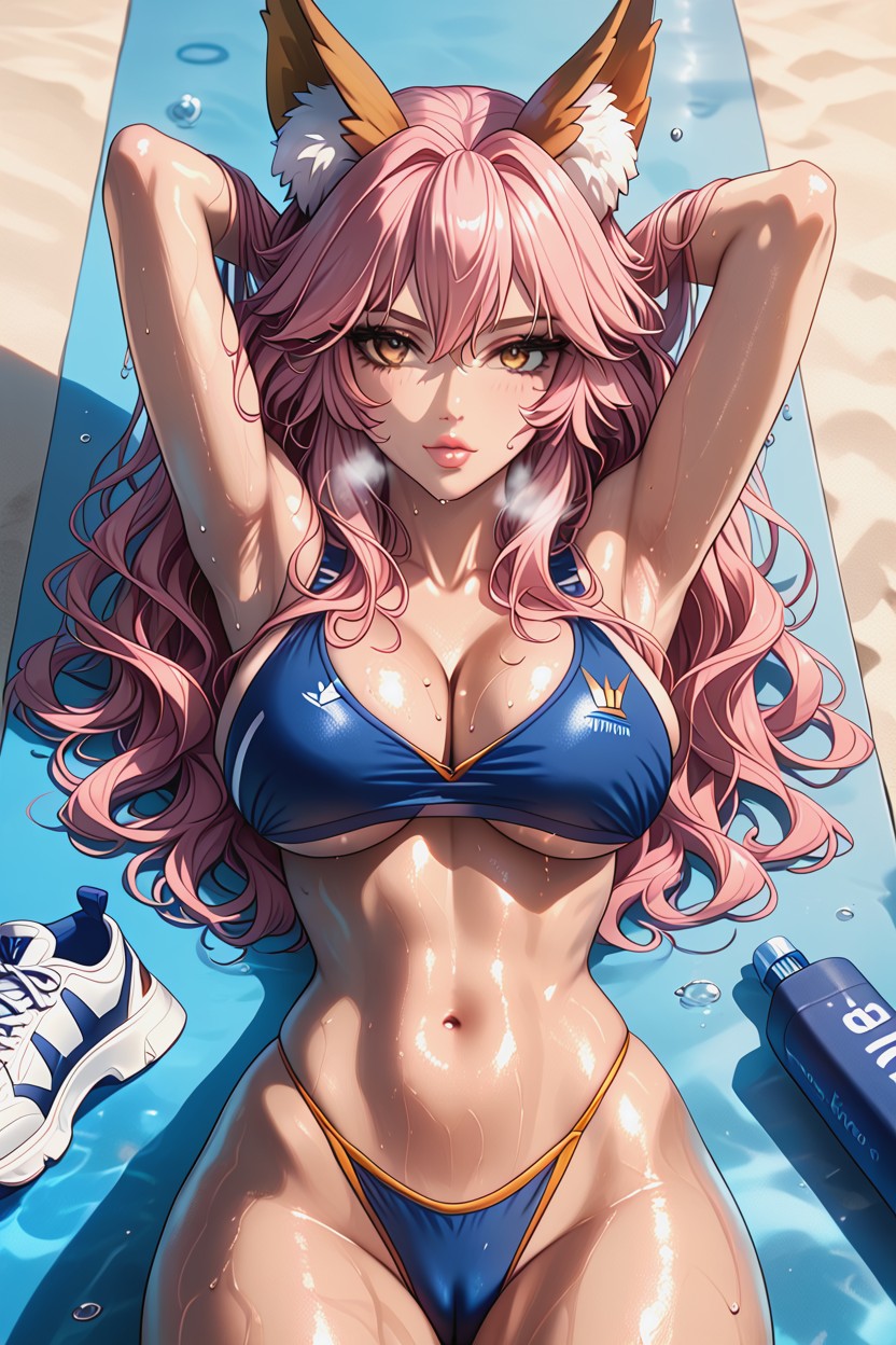 Beautiful Eyes, Laying On Back, Thick Ass Hentai AI Porn