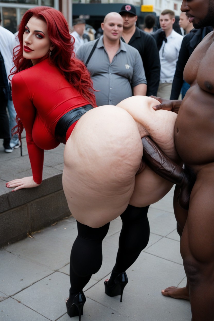 Hyper Ass, Very Saggy Boob, Gigantic Ass Porno IA