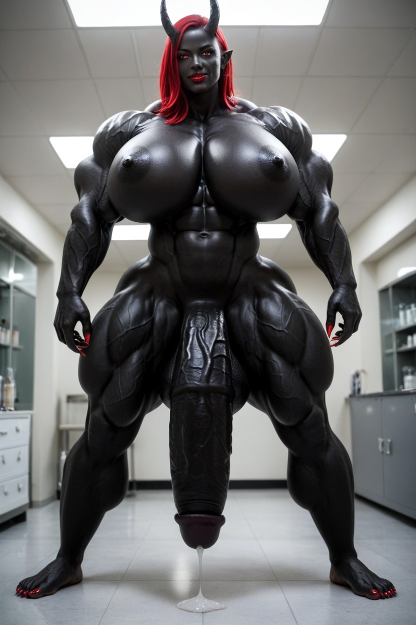 Big Claws, Gigantic Muscle, Vagina Porno IA transsexuelle
