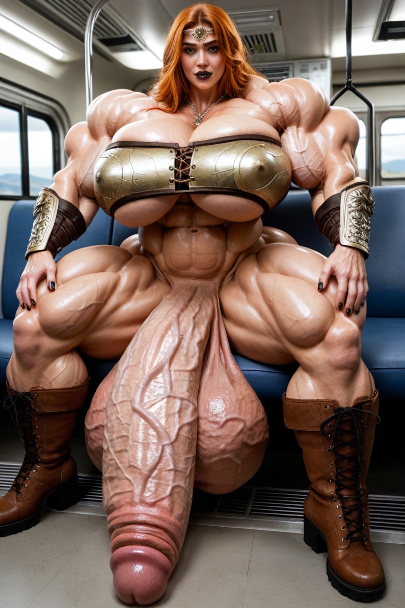 Gold Armor Bracers, Toned, Armure Porno IA transsexuelle