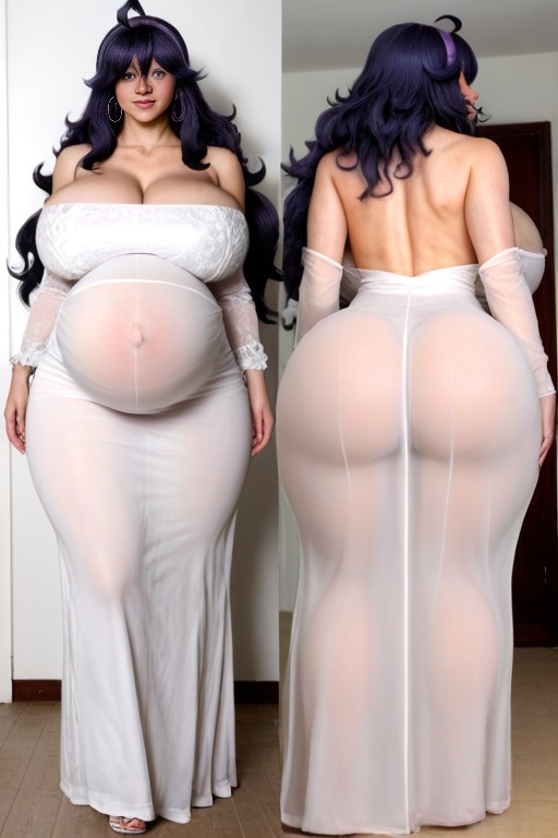 Round Thighs, Puffy Cameltoe, Heart Shaped Cleavage AI Porn
