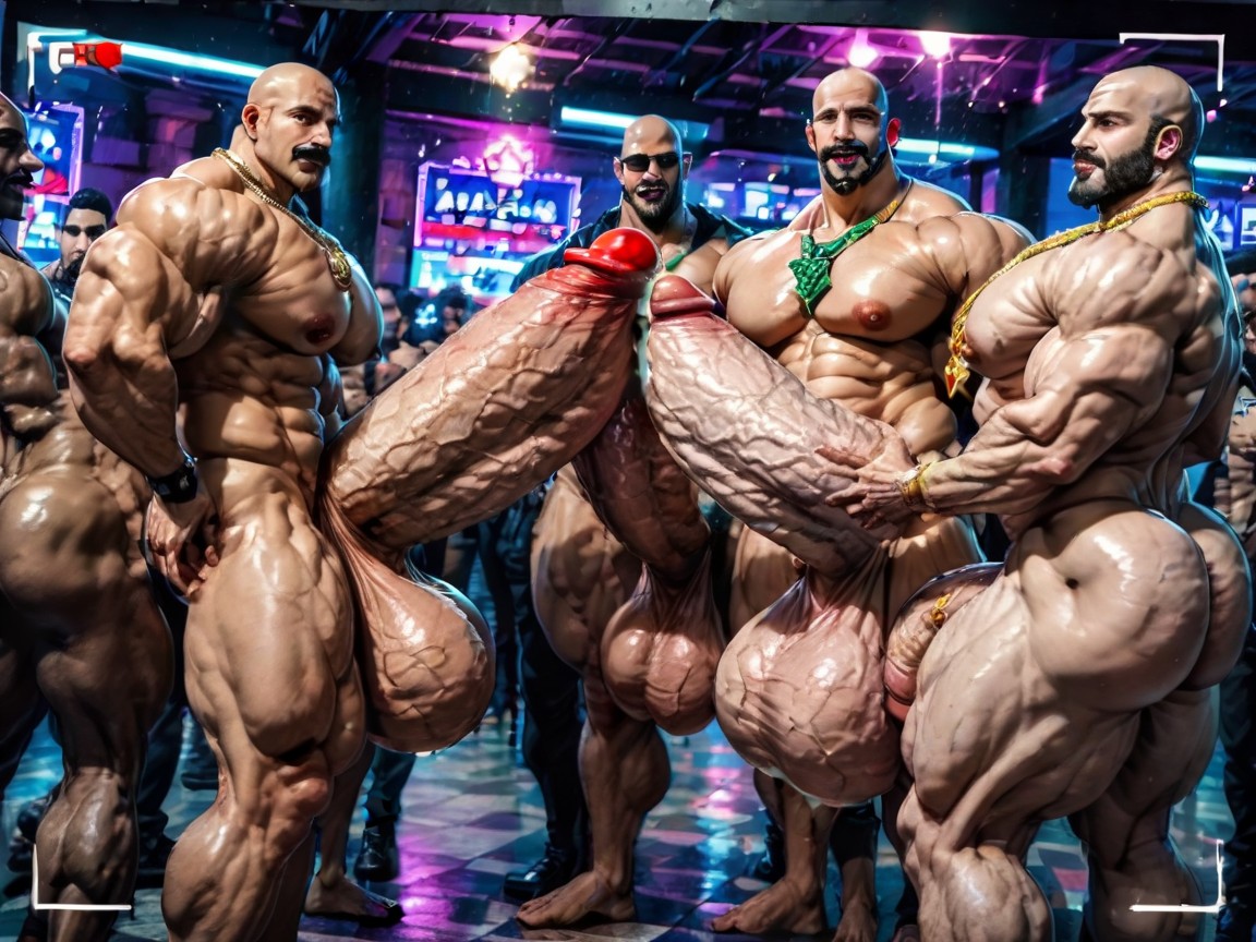 吐舌頭, Cum Covered Ass, Big Pecs AI同性戀黃片