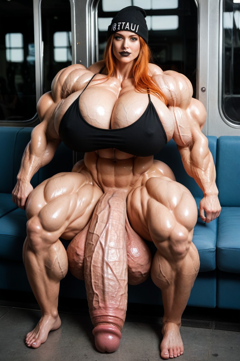 Muscular Veins, Flaccid Extremely Long Cock, Extremely Veiny Cock Porno IA transsexuelle