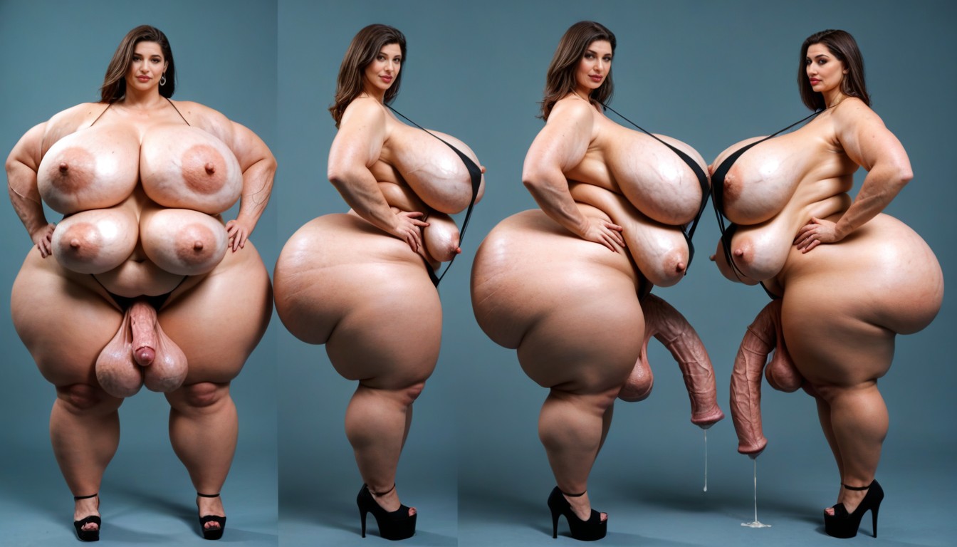 Gigantic Balls, Too Many Breasts, Veiny Arms Porno shemale IA