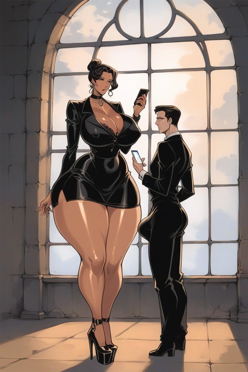 18+, Gigantic Thighs, Bigger Female Hentai AI Porn