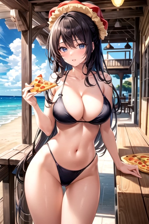 Perfect Beautiful Womans Body, Cleavage, Sea Hentai AI Porn