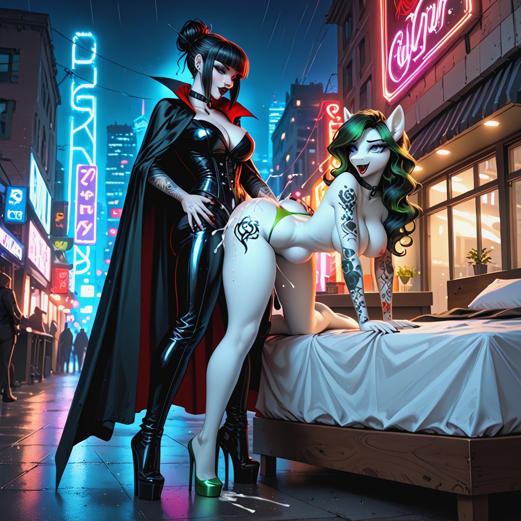 18+, Night, Cum On Face Furry AI Porn