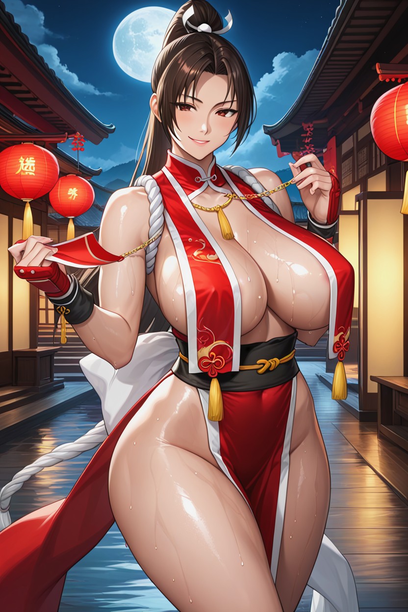 Massive Ass, Perfect Fingers, Cleavage Hentai AI Porn