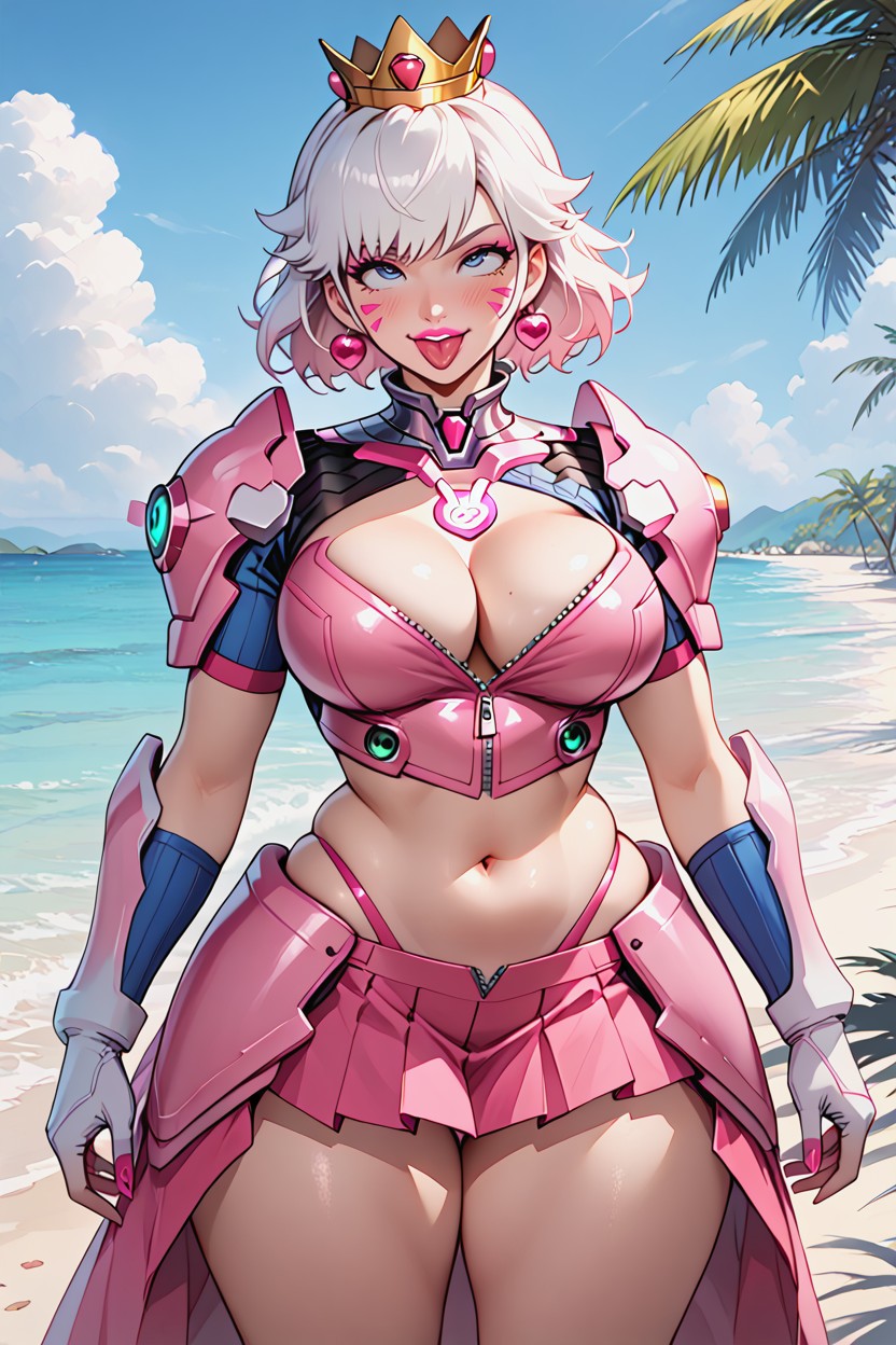 Wide Hips, Bare Arms, Very Happy Hentai AI Porn