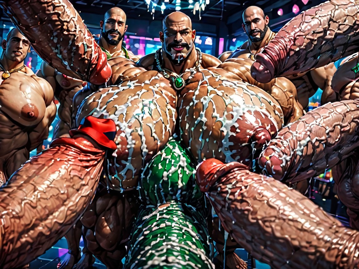 Harem, Manbald, Oversized Hyper Boobs AI Gay Porn