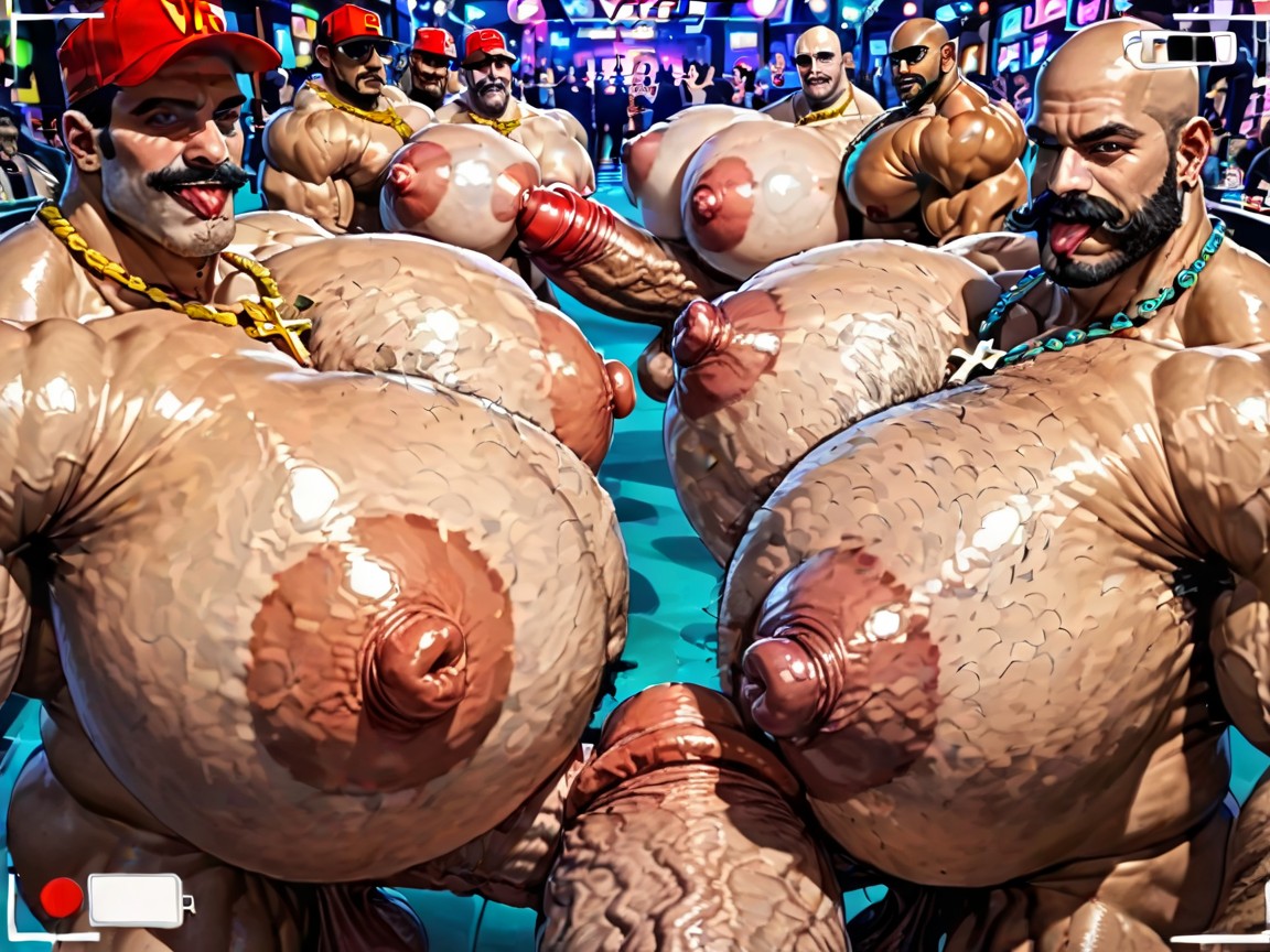 Oral Double Penetration, Necklace, Triple Penetration In Ass AI Gay Porn