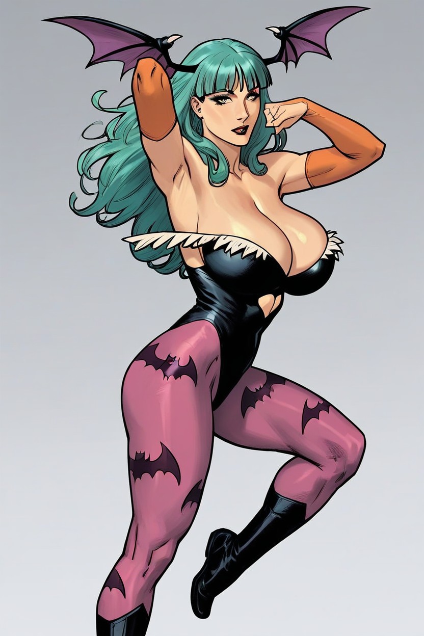 Skinny, Thick Eyelashes, Sexy Legs Hentai AI Porn