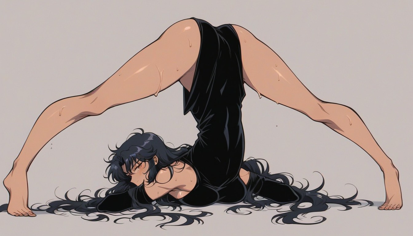 Anime Style, Sweaty, Bare Feet Hentai AI Porn