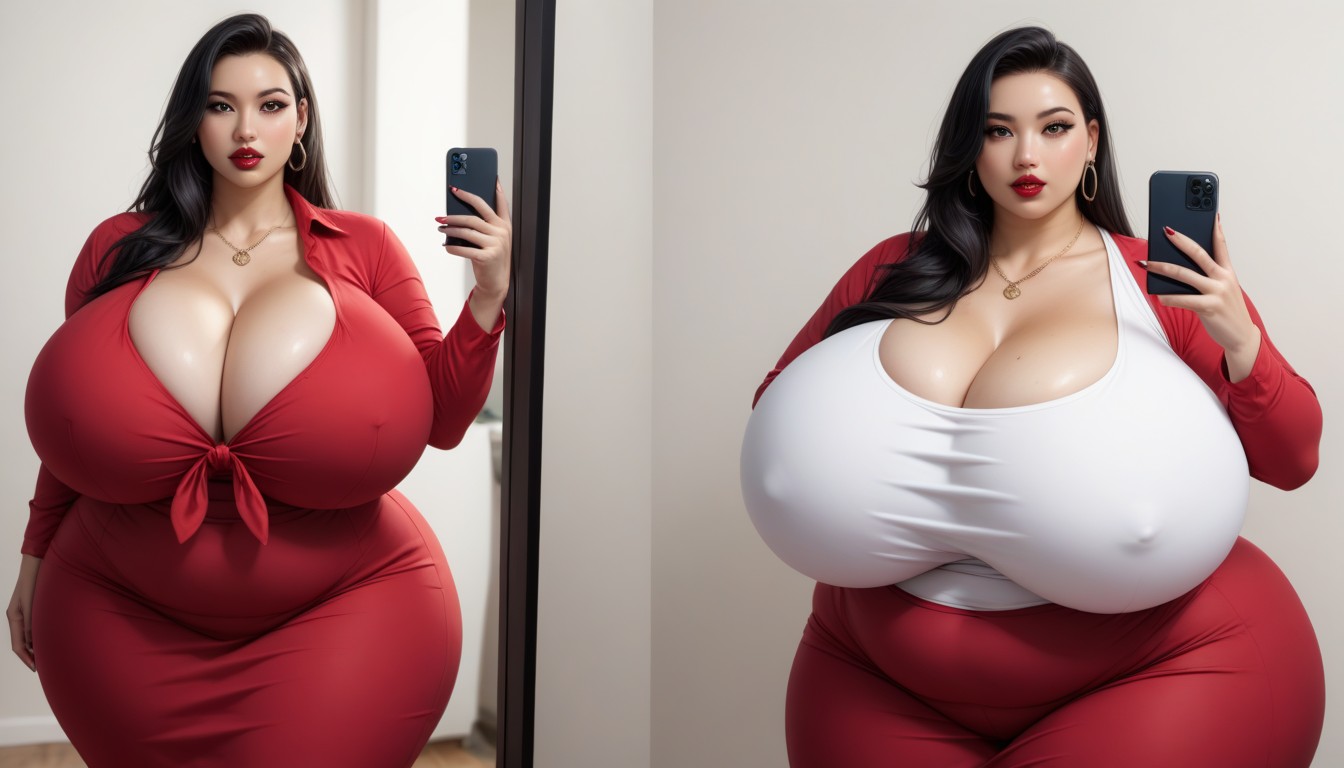 Extremely Large Ass, The Most Mega Ultra Hyper Enlarging Ultra Fat Breasts Expansion, 18+ BBW AI Porn