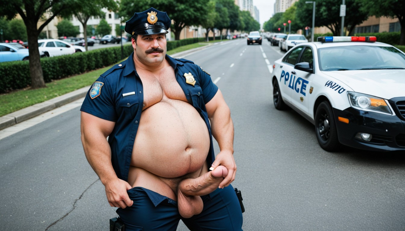 Fat, Masturbation, Horny Face AI Gay Porn