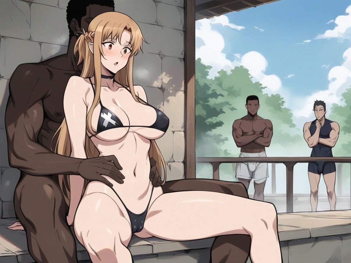 Background, Horny Face, Pussy Hair Visible Hentai AI Porn