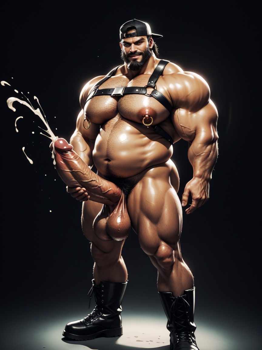 Brown Eyes, Boots, Uncut AI Gay Porn