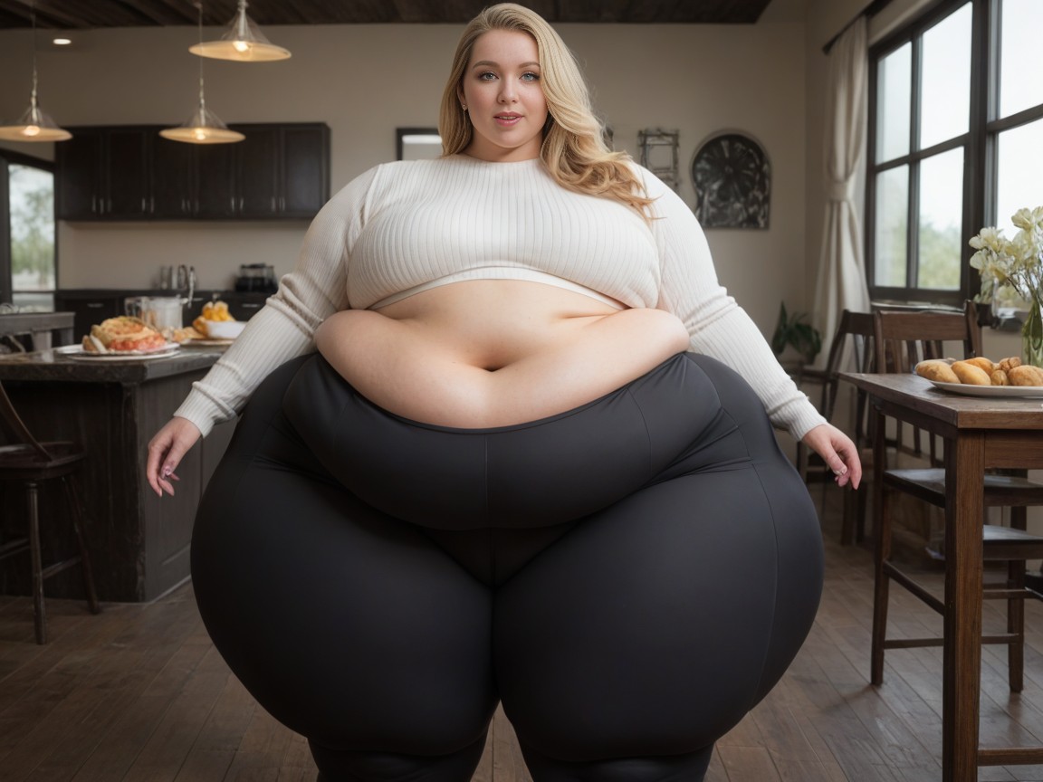 Hyper Obese, 20+, Massive Hips Porno IA
