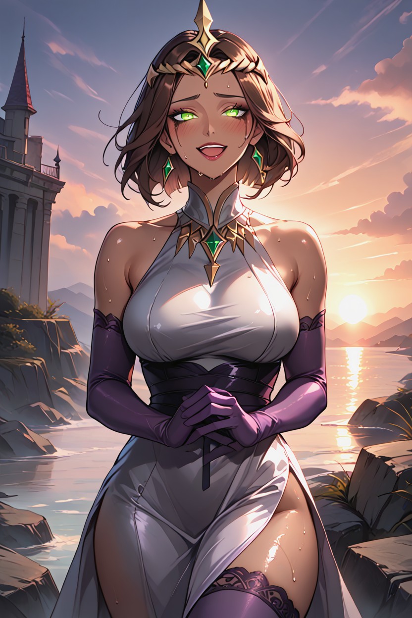Glowing Eyes, Mature Sexy, Orgasm Hentai AI Porn