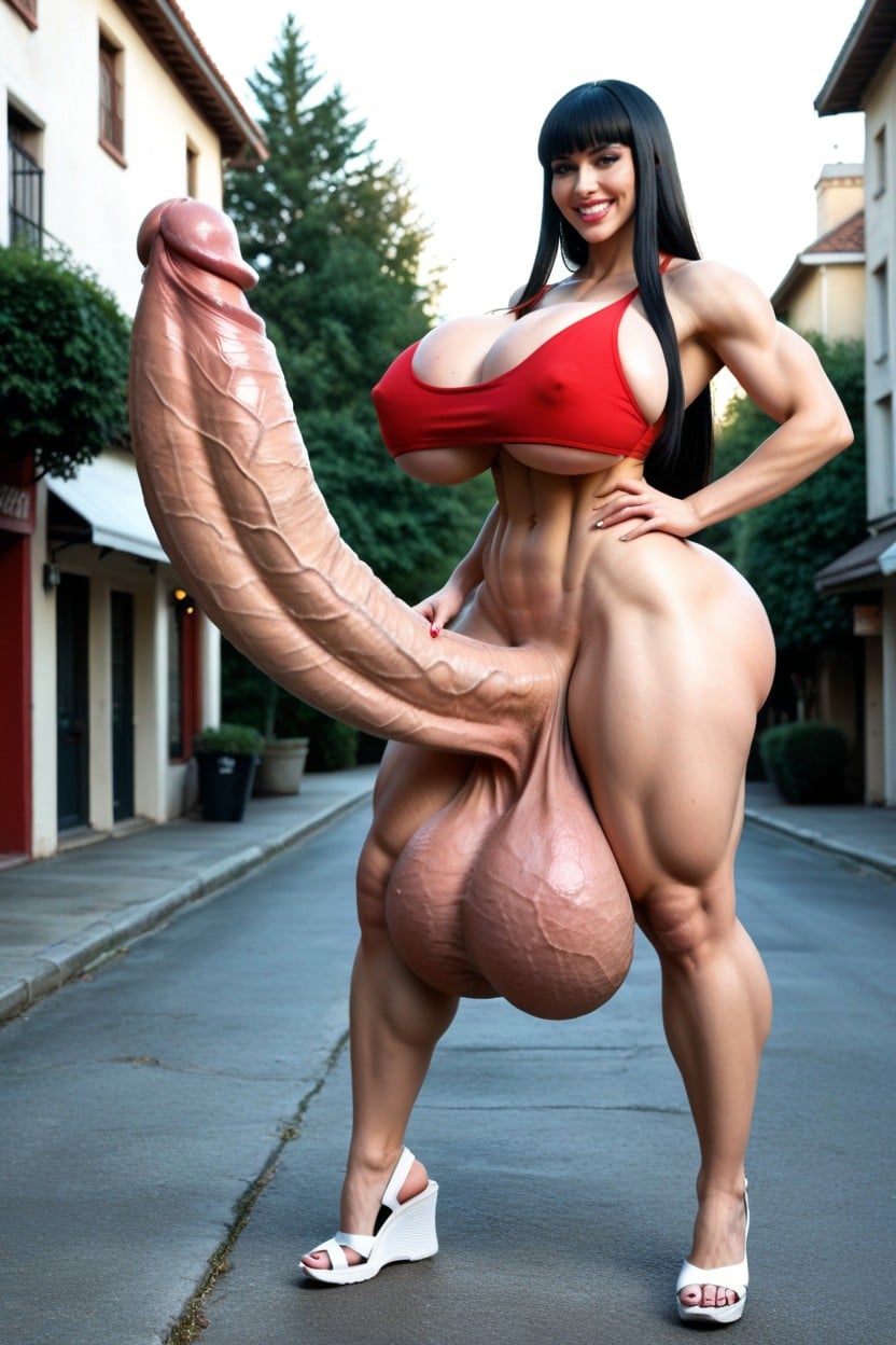 Hyperrealistic, Hyper Gigantic Dick, Hyper Gigantic Dick Expansion ニューハーフAIポルノ