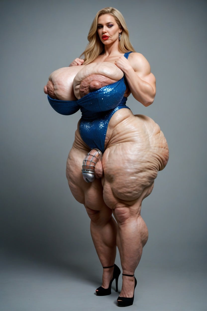 Breast Expansion, Excessive Big Boobs, Large Nipples AI Porn