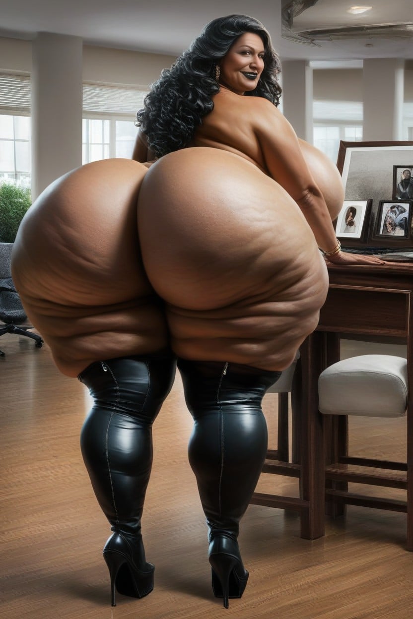 Smirk, Thick Thighs, Cellulite AI Porn