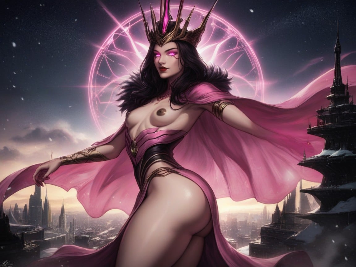 Small Breasts, Glowing Eyes, Alien Planet AI Porn