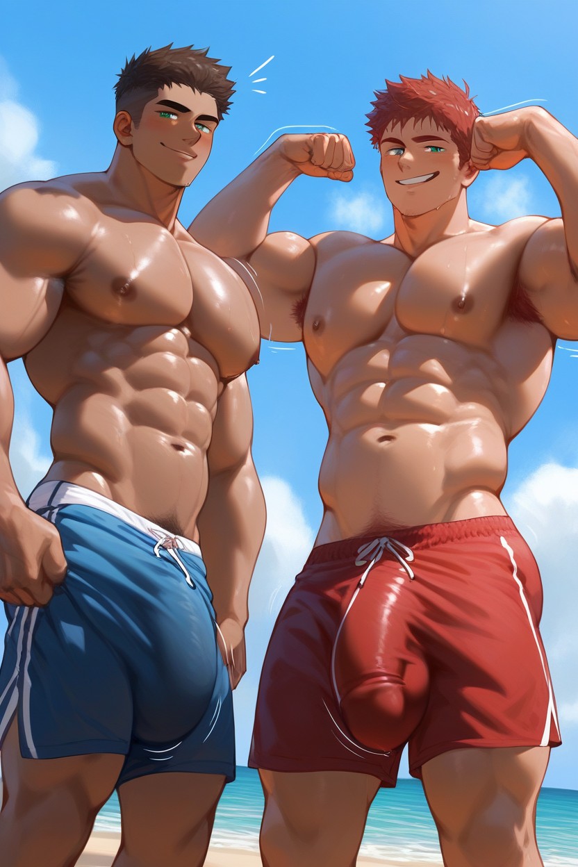 Gigantic, High Detail, 18+ AI Gay Porn