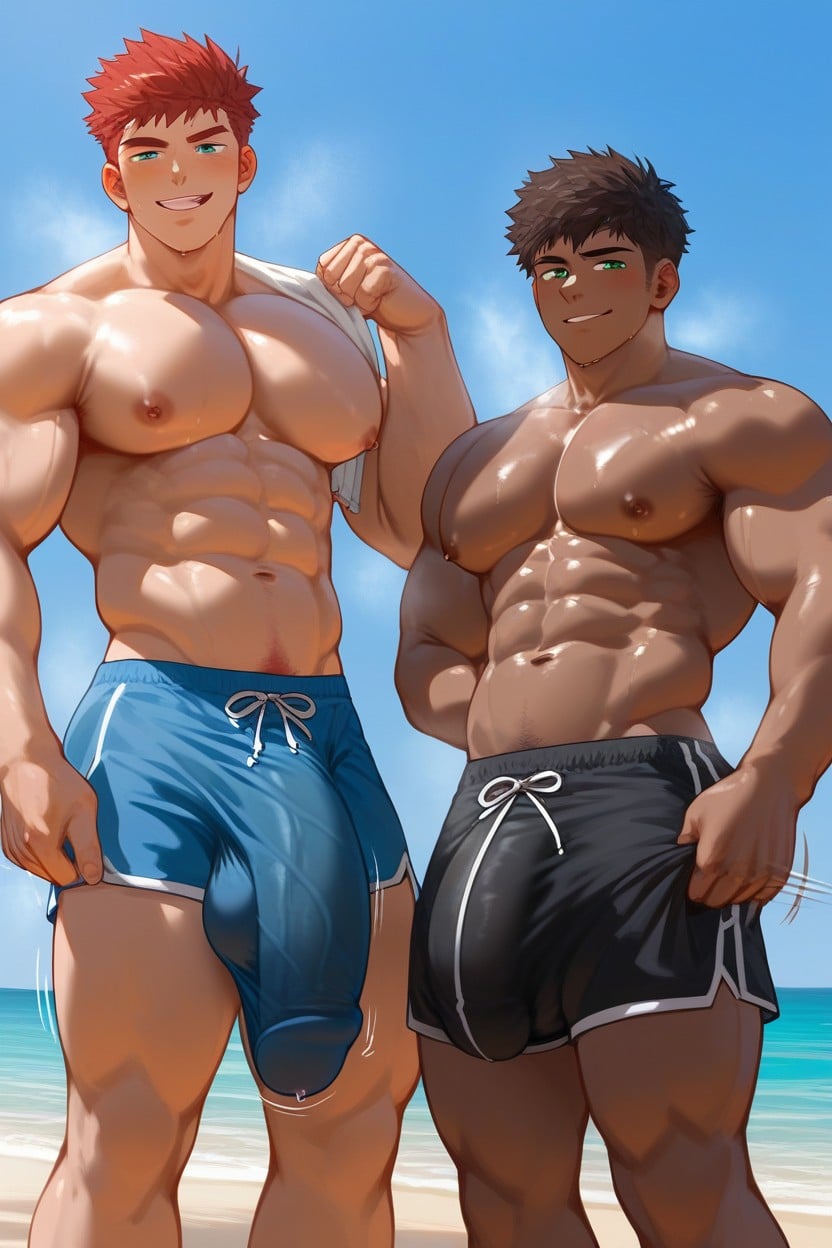 Lean Body, Mean, Swinging Dick AI Gay Porn