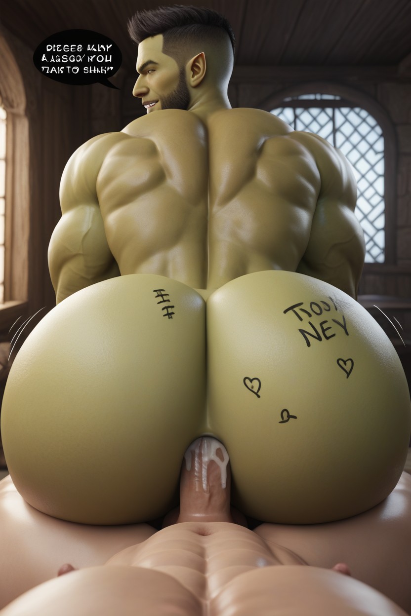 Dialogue Is Bottom Asking Top Doesnt That Hole Feel Amazing Are You Ready To Die From The Pleasure, Rear View, Indoors AI Gay Porn