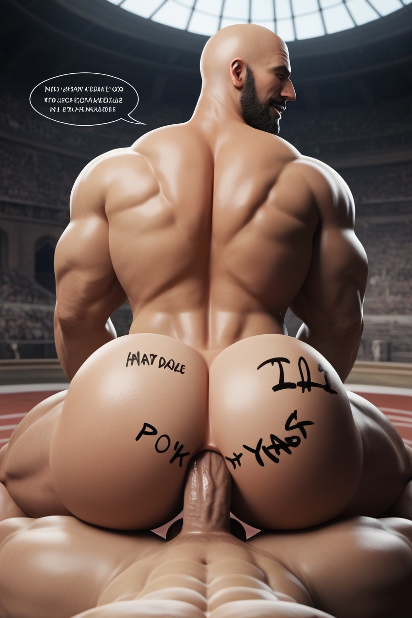 Rear View, 30+, Dick In Ass AI Gay Porn