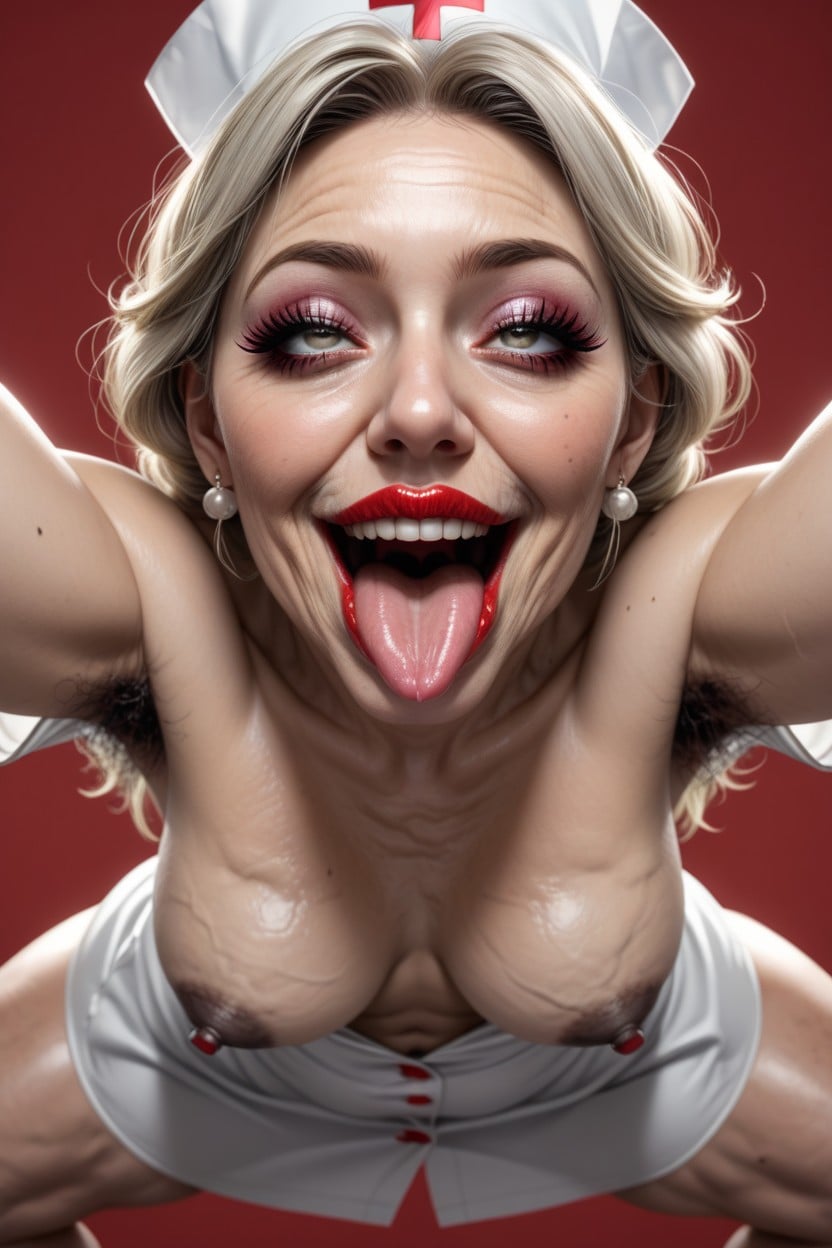 Scary, Face Close Up, Cellulite Body Hentai AI Porn