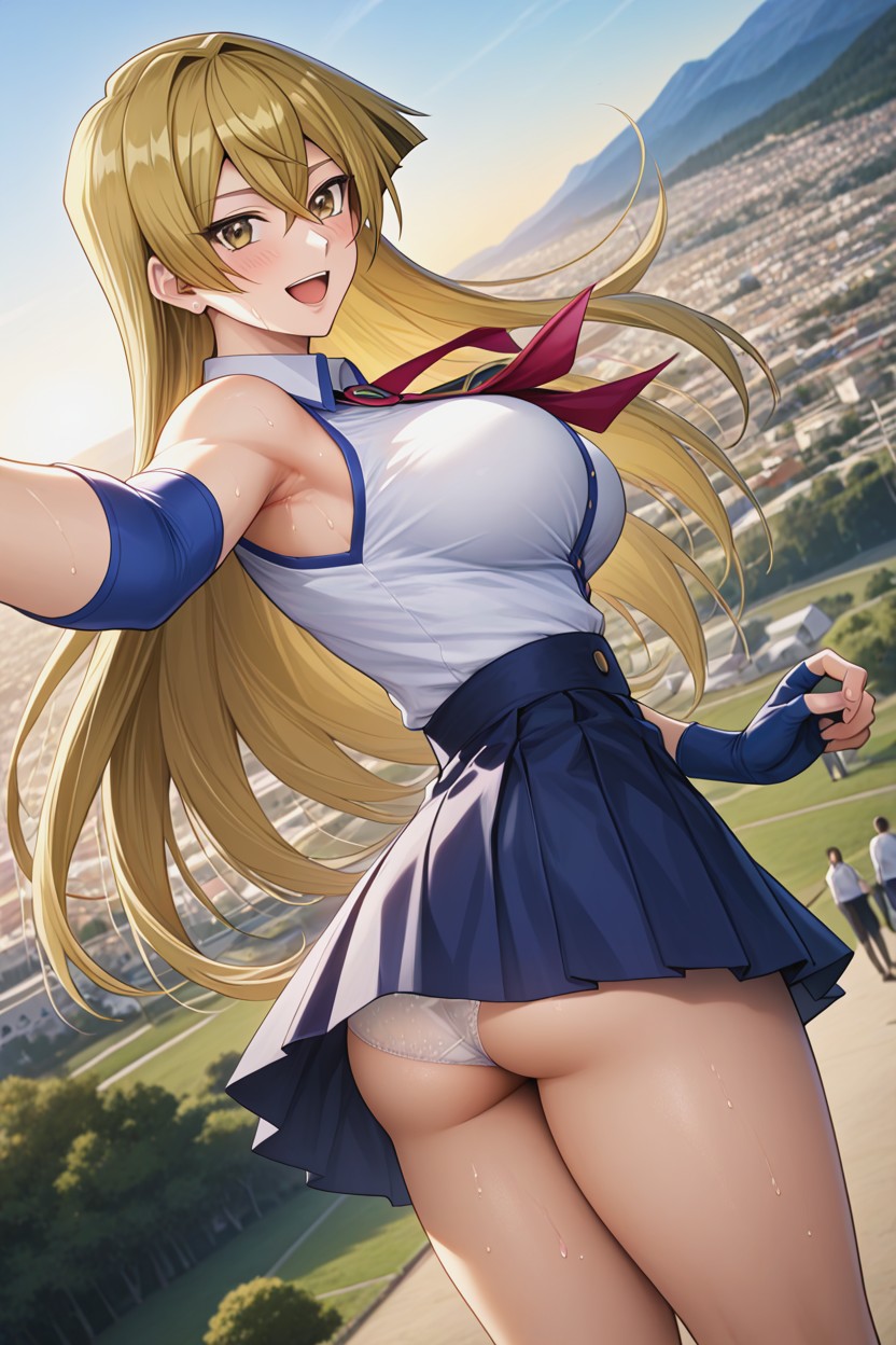 Provocative, Detailed Face, Bouncing Tits Hentai AI Porn