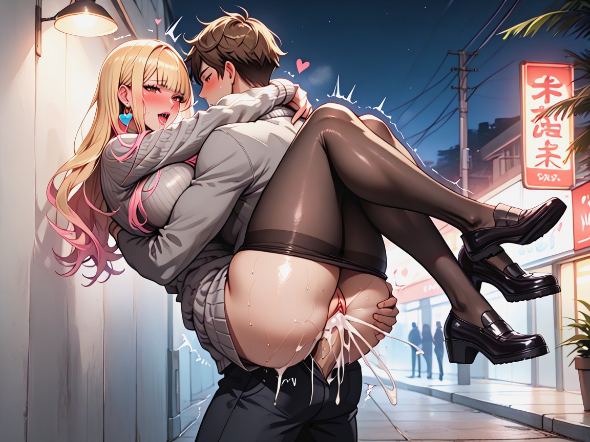 Fucking Woman Ass, Face Framing Layers, Sweaty Hentai AI Porn